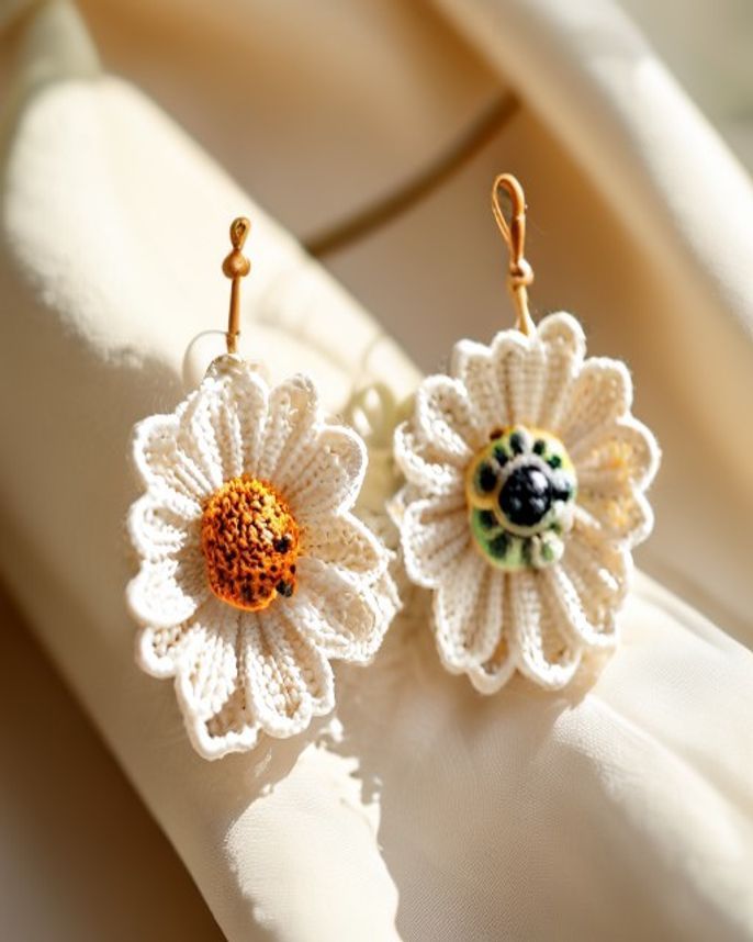 Daisy & Ladybug Earrings