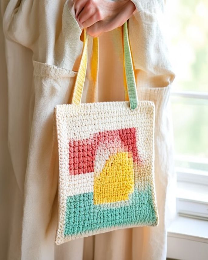 Granny-Square Tote