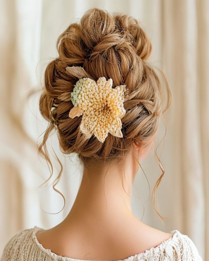 Sunflower Hair Clip